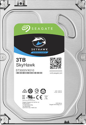 Seagate Skyhawk 3TB HDD Hard Drive 3.5" SATA III 7200rpm with 64MB Cache for Recorder