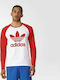 Adidas Trefoil Ανδρική Μπλούζα Μακρυμάνικη Κόκκινη