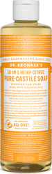 Dr Bronner's Pure-Castile Течен Сапун Тонизиращ...