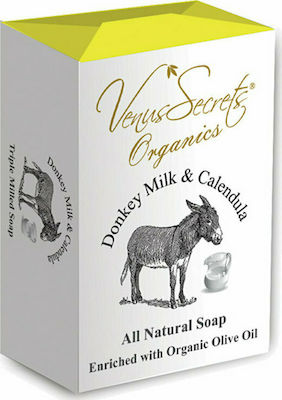 Venus Secrets Donkey Milk & Calendula Soap Bar with Donkey Milk 150gr