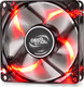 Deepcool Wind Blade 80 Case Fan (1800rpm / 21.8cfm) με Κόκκινο Φωτισμό και Σύνδεση 3-Pin / 4-Pin Molex