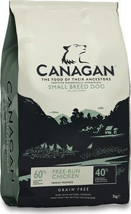 Canagan Free Run Chicken 2kg Ξηρά Τροφή χωρίς Σιτηρά για Ενήλικους Σκύλους Μικρόσωμων Φυλών με Κοτόπουλο
