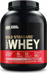 Optimum Nutrition Gold Standard 100% Whey Суроватъчна Протеин с Вкус на Вкусна ягода 2.27kg