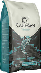 Canagan Scottish Salmon 12kg Trockenfutter für Hunde mittlerer Rassen ohne Getreide mit Lachs