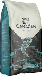 Canagan Scottish Salmon 2kg Trockenfutter für Hunde mittlerer Rassen ohne Getreide mit Lachs