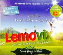 Lemovix Παιδικές Παστίλιες Ευκάλυπτο for Children Tutti Frutti 12pcs