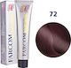 Farcom Hair Color Cream Βαφή Μαλλιών 72 Μαονί Κ...