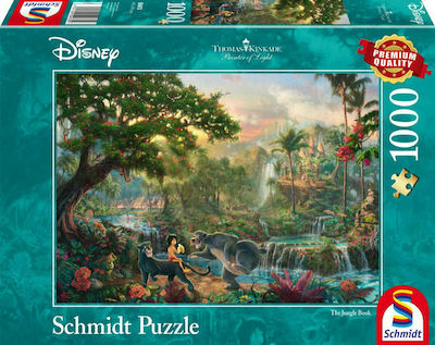 Kinkade: Disney: Jungle book Puzzle 2D 1000 Pieces