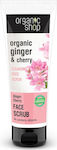 Organic Shop Scrub Pentru față Ginger & Cherry 75ml