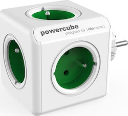 Allocacoc Original PowerCube 5 Prize fără cablu Verde