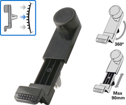 Ksix Air Vent Auto Handyhalterung 3.5" - 6.3" Schwarze Ksix Air Vent Auto Handyhalterung 3.5" - 6.3" Schwarze