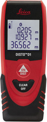 Leica Laser Distance Meter Disto D1 with Range up to 40m