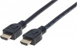 Manhattan HDMI 2.0 Kabel HDMI-Stecker - HDMI-Stecker 2m Schwarz