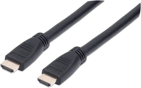 Manhattan HDMI Cable 2.0 Premium High Speed 4K 60Hz HDR HDMI Male - HDMI Male 10m Black