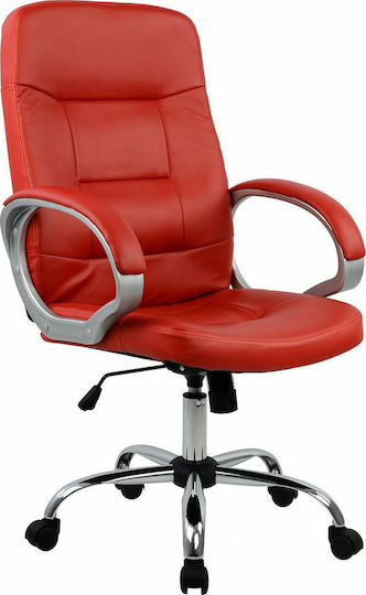 HomeMarkt Stuhl Exekutive mit Neigung Ivern HM1024.07 Rot