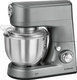 Bomann KM 1373 Küchenmaschine 1000W mit Rostfreiem Schüssel 5lt Titan