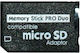 Memory Stick Pro Duo Adapter to micro SD Convertor masculin în feminin 1buc