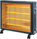 Kalko K2000 Quartz Heater with Thermostat 2400W Dark Grey