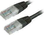 MediaRange U/UTP Cat.6 Καλώδιο Δικτύου Ethernet 2m Μαύρο