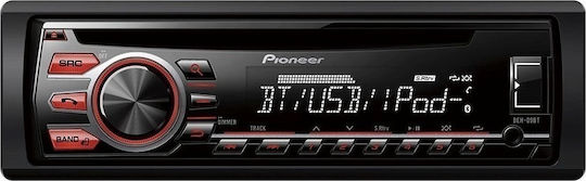 Pioneer Ηχοσύστημα Αυτοκινήτου 1DIN (Bluetooth/USB) με Αποσπώμενη Πρόσοψη