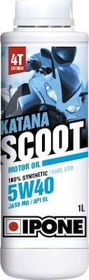 Ipone Katana Scoot Synthetic Motorcycle Oil for Four-Stroke Engines 5W-40 1lt