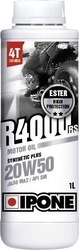 Ipone R4000 RS Synthetic Motorcycle Oil for Four-Stroke Engines 20W-50 1lt