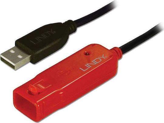 Lindy 8m USB 2.0 Cable A-Male to A-Female (42780)