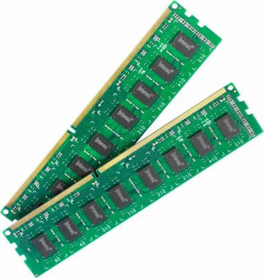 Intenso 8GB DDR3 RAM με 2 Modules (2x4GB) και Ταχύτητα 1600 για Desktop