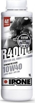 Ipone R4000 RS Semi-Synthetic 10W-40 4-Stroke Motorcycle Motor Oil 1lt