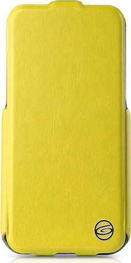 ITSkins Flip Cover Plume Book Δερματίνης Κίτρινο (iPhone 5c)