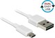 DeLock Type-a Male Micro-b Male Regular USB 2.0 spre micro USB Cablu Alb 0.5m (84806) 1buc