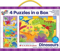 Puzzle pentru Copii Dinosaurs pentru 3++ Ani 12buc Galt Toys