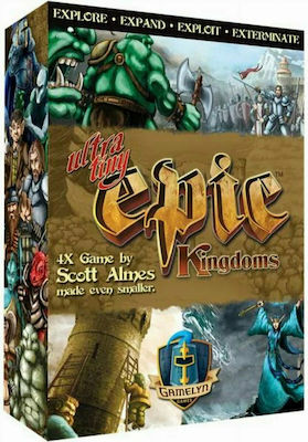 Gamelyn Board Game Ultra-Tiny Epic Kingdoms Deluxe Edition! for 2-5 Players Ages 14+ GG305 (EN)