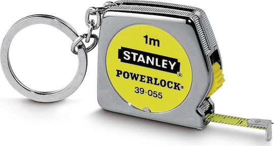 Stanley Powerlock Ключодържател Метрическа лента с автоматично връщане 6.35мм x 1м