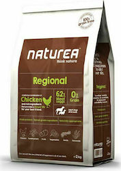 Naturea Regional 12kg Trockenfutter ohne Getreide für erwachsene Hunde mit Huhn