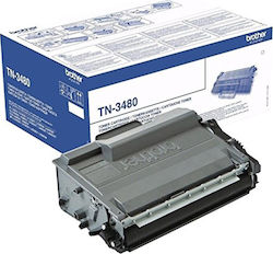 Brother TN-3480 Toner Laser Εκτυπωτή Μαύρο High Yield 8000 Σελίδων