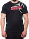 Lonsdale Walkley Men's Athletic T-shirt Short Sleeve Black