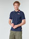 Lonsdale Men's Short Sleeve Blouse Polo Navy