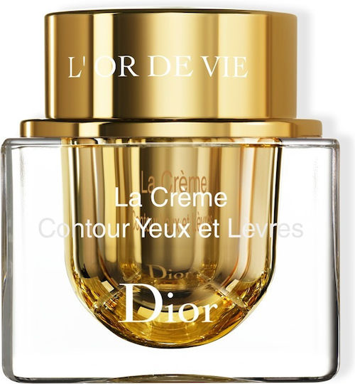 Dior L'Or De Vie Eye Moisturiser & for Lips for Dark Circles Anti-Wrinkle Brightening 15ml