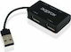 Approx HT8B USB-Hub Mit 3 USB 2.0 Anschlüssen Mit USB-A Anschluss