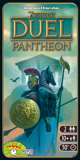 Game Expansion 7 Wonders Duel: Pantheon for 2 Players 10+ years Asmodee