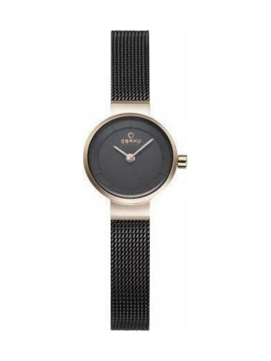 Obaku Watch with Black Metal Bracelet V199LXVNMN