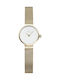 Obaku Watch Battery with Gold Metal Bracelet V199LXGIMG