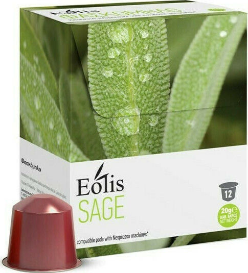 Eolis Capsule Ceai Salvie Compatibile cu Mașina Nespresso 12capace