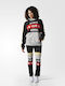 Long Women's Sweatshirt Hooded Multicolour
