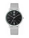 Q&Q Watch with Metal Bracelet Silver QA20J222Y