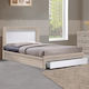 Melany Bett Einzelbett Holz Sonama-white für Matratze 90x190cm
