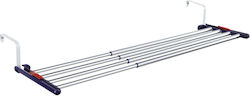 Leifheit Quartett 42 Aluminum Folding Hanging Balcony Railings with Hanging Length 4.2m
