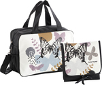 Naf Naf Diaper Handbag Butterfly Black