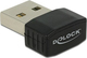 DeLock 12461 USB Адаптер За Мрежа С Безжично Свързване Wi-Fi 433Mbps